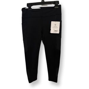 Athleta Girl Moto-Vating Black Leggings NWT, size girls XL, 14